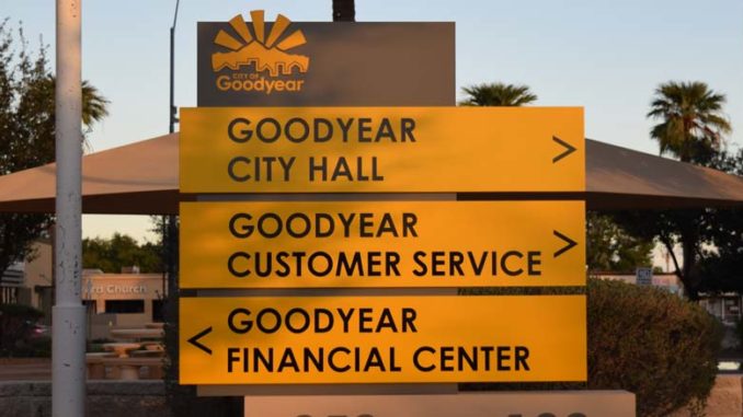City of Goodyear sign